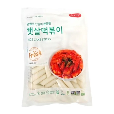 Tteokbokki Słodko-Kwaśne - koreańskie kluski ryżowe 140g