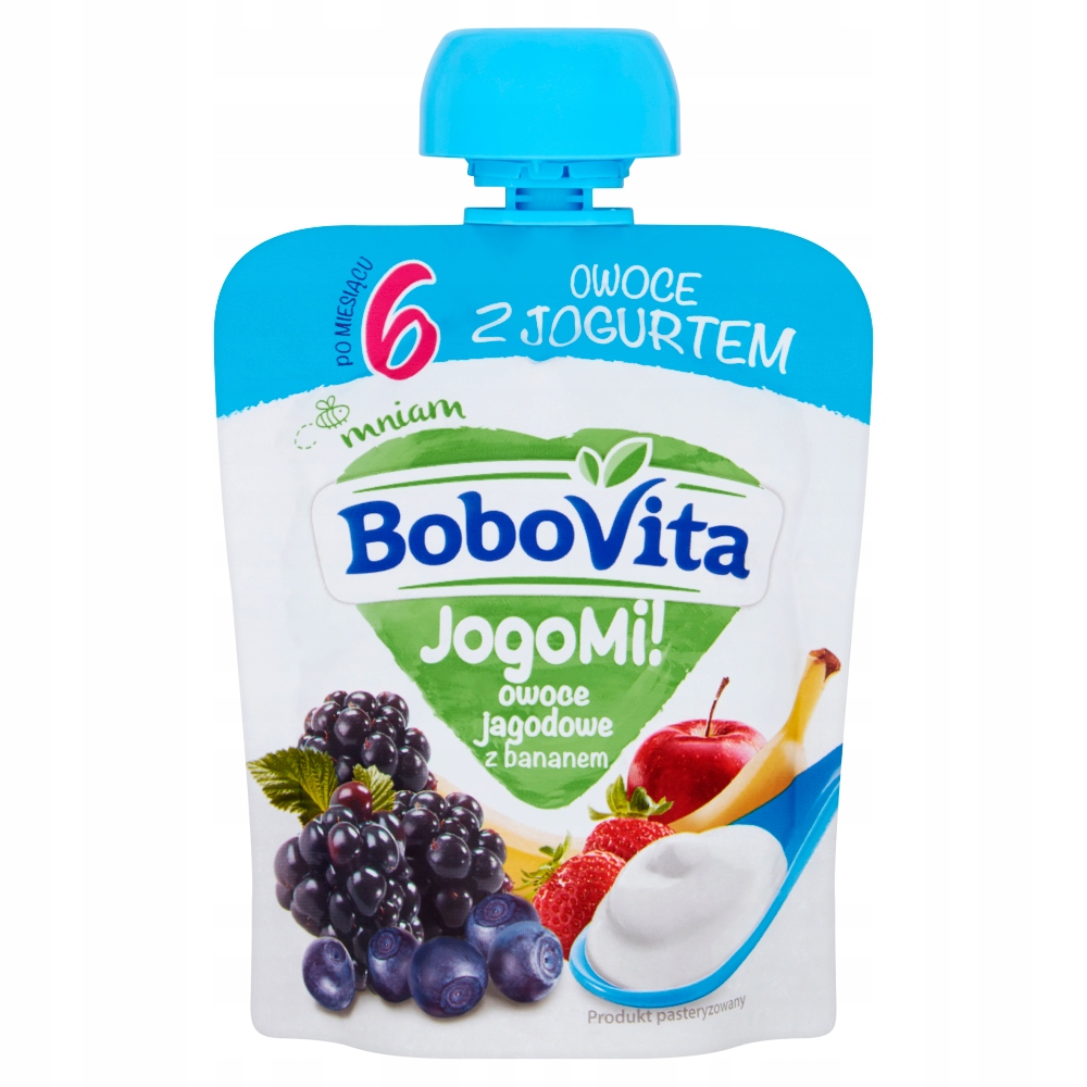BoboVita Jogurt Owocowy Jagodowy Bananowy 80 g