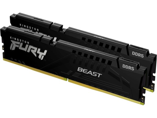 Pamięć RAM DDR5 Kingston FURY Beast Black 64GB (2x32GB) 6000MHz CL30 EXPO