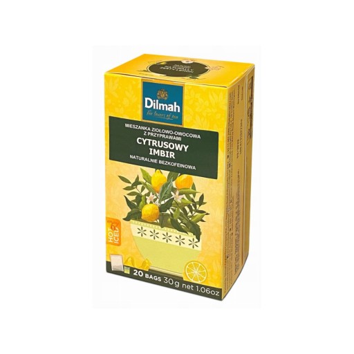 Dilmah napar ziołowy cytrynowy 20 torebek