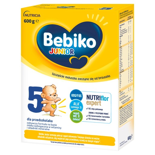 Mleko modyfikowane Bebiko Junior 5 po 2,5 roku 600 g