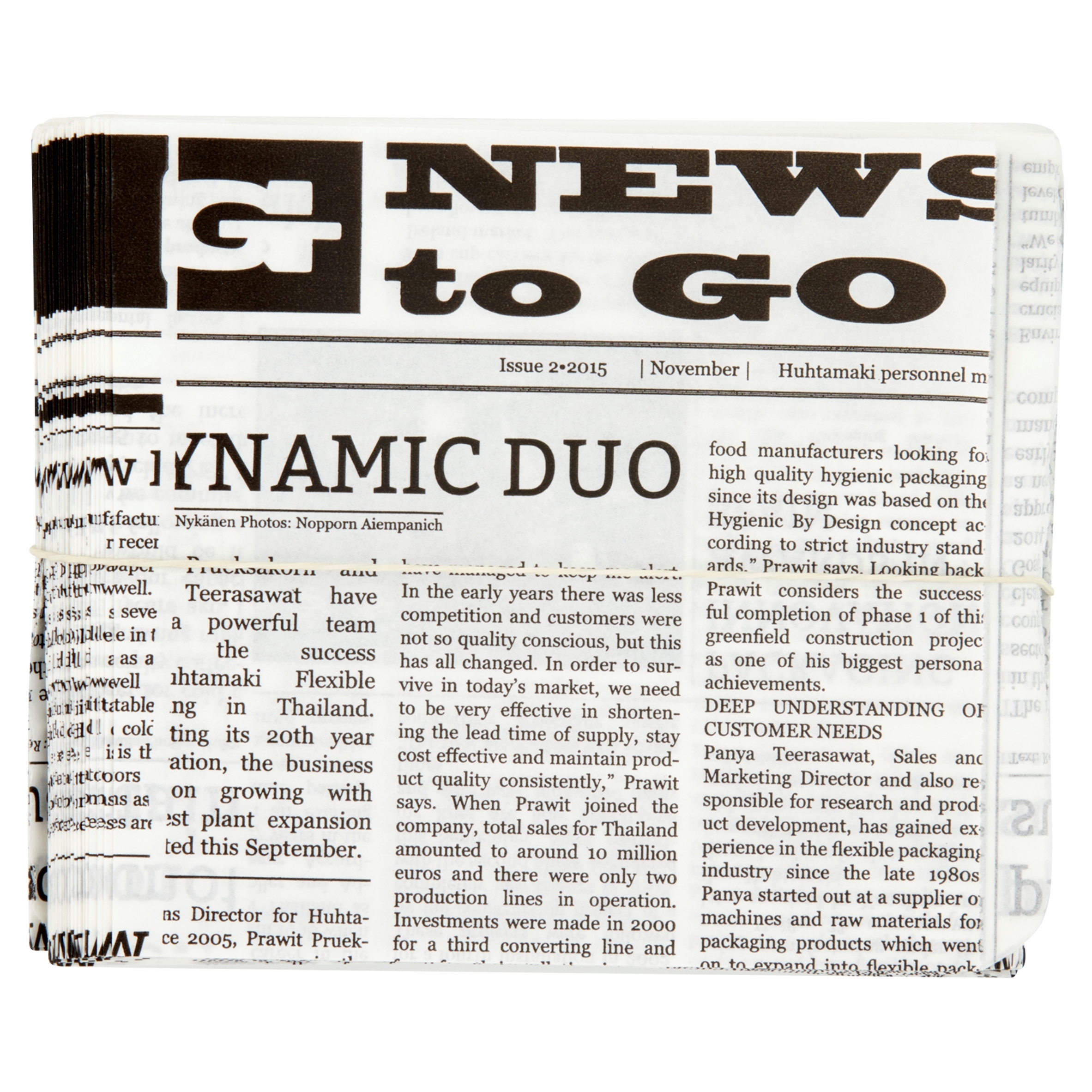 HUHTAMAKI Koperty papierowe Kebab - Gazetka 150x180mm (250 sztuk)