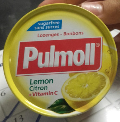 Pulmoll pastylki do ssania Lemon 45 g bez cukru