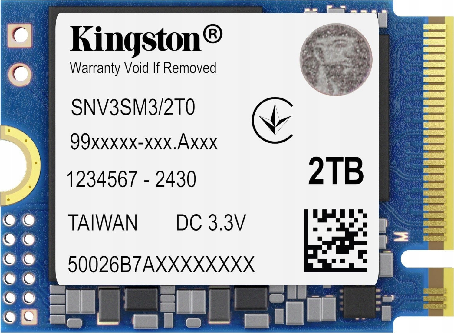 Kingston Dysk SSD NV3 M.2 2230 PCIe 4.0 NVMe 2 TB