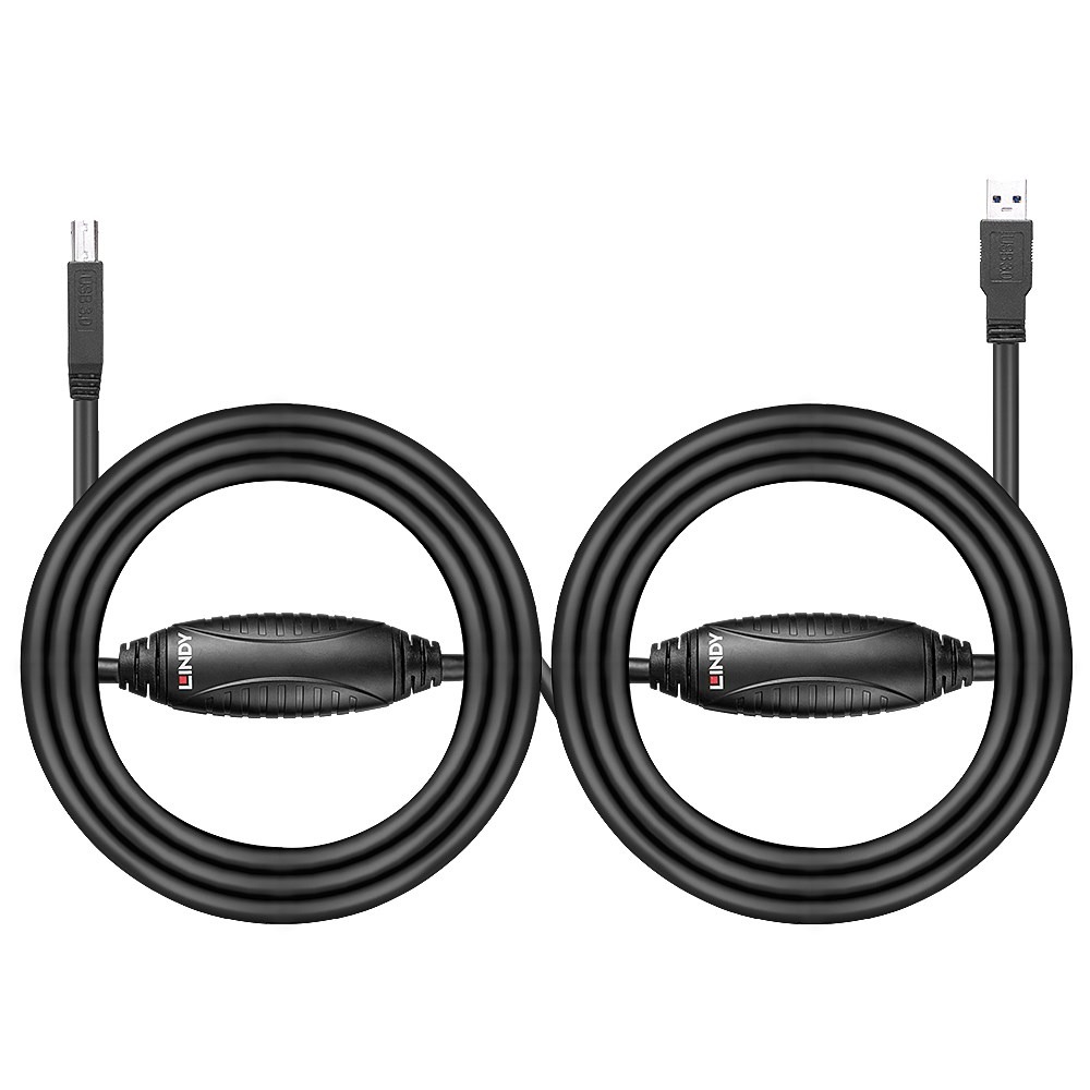 Aktywny kabel USB 3.0 A/B Lindy 10 m