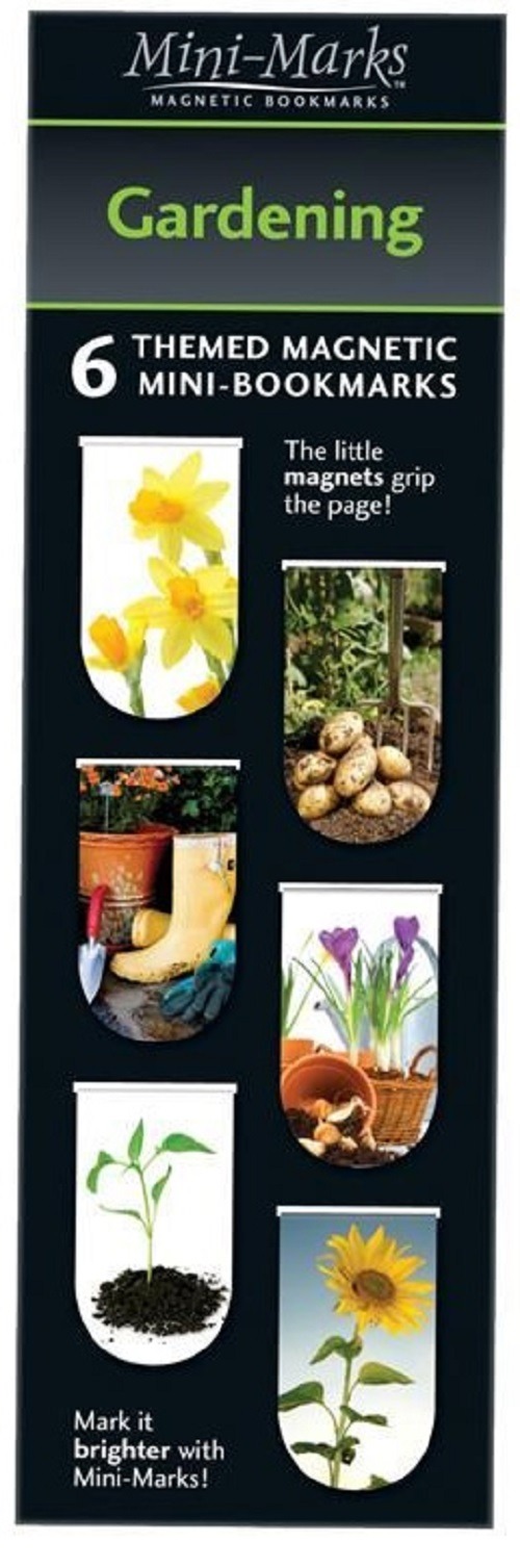 IF Zakładki magnetyczne Gardening - 6 sztuk, mocny magnes, laminowane
