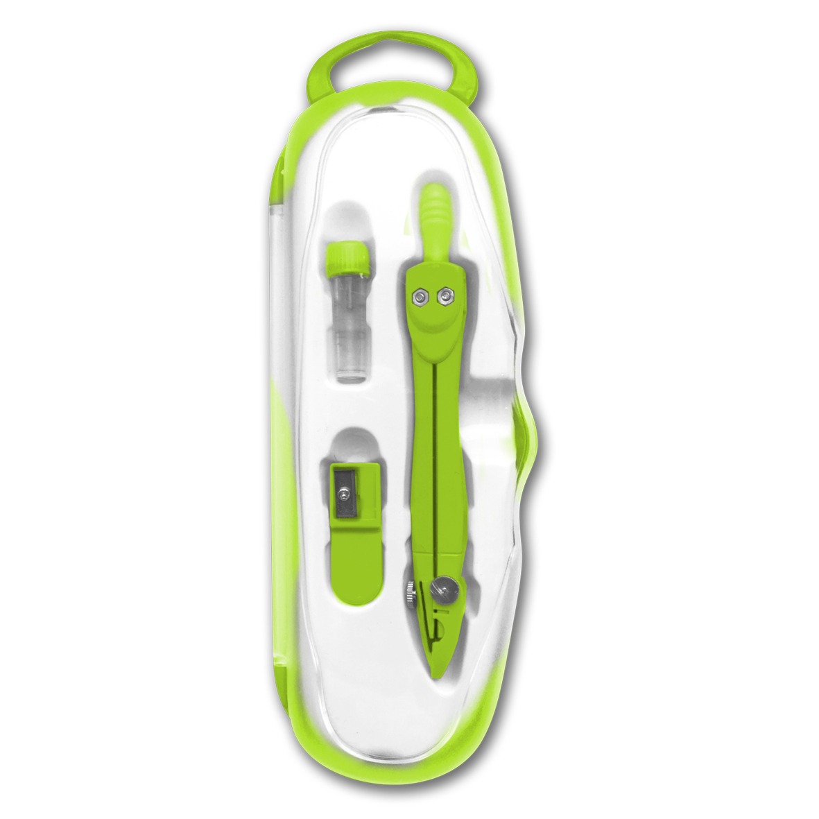 PENMATE PC-101 - Cyrkiel szkolny z grafitem 2mm, zielony