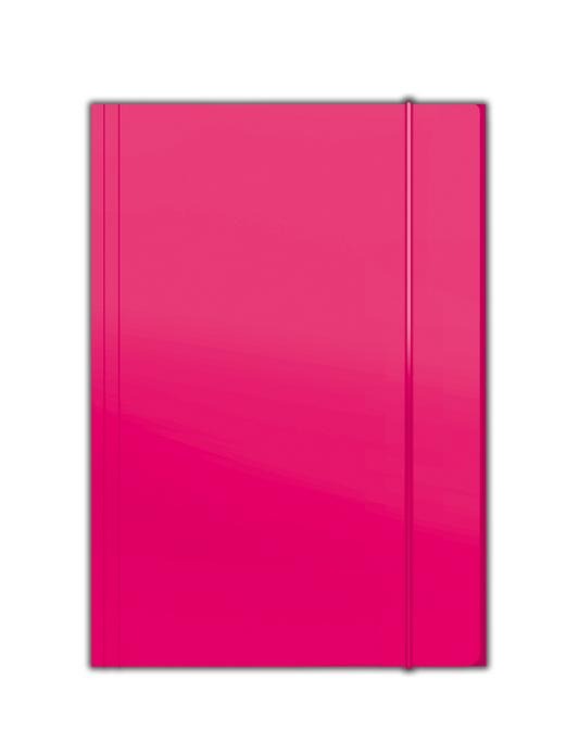 PENMATE Teczka A4 Plus Top - różowa, mocna gumka