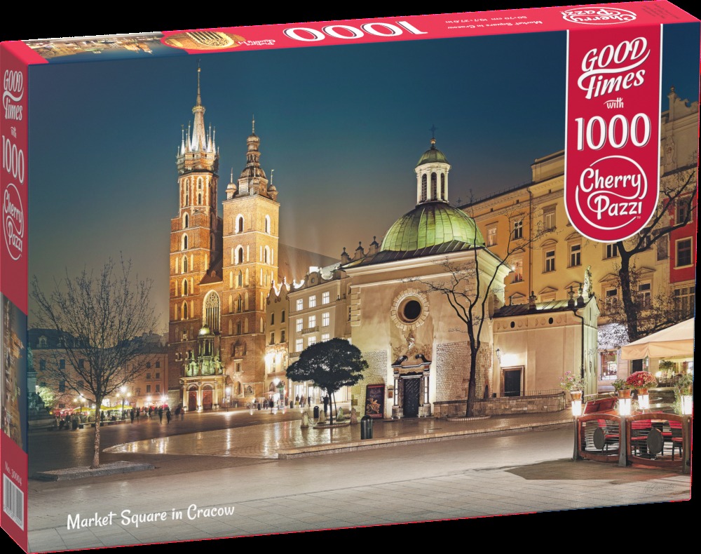 Puzzle 1000 CherryPazzi Market Square in Cracow 30004
