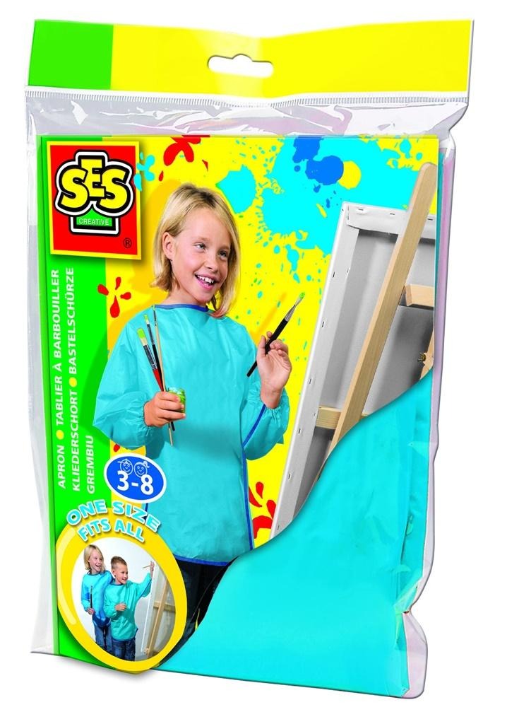 SES NL Fartuszek ochronny do malowania palcami - dla dzieci 3-8 lat