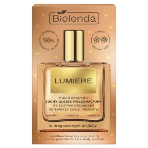 Suchy olejek do twarzy, ciała i włosów Bielenda Lumiere 50 ml