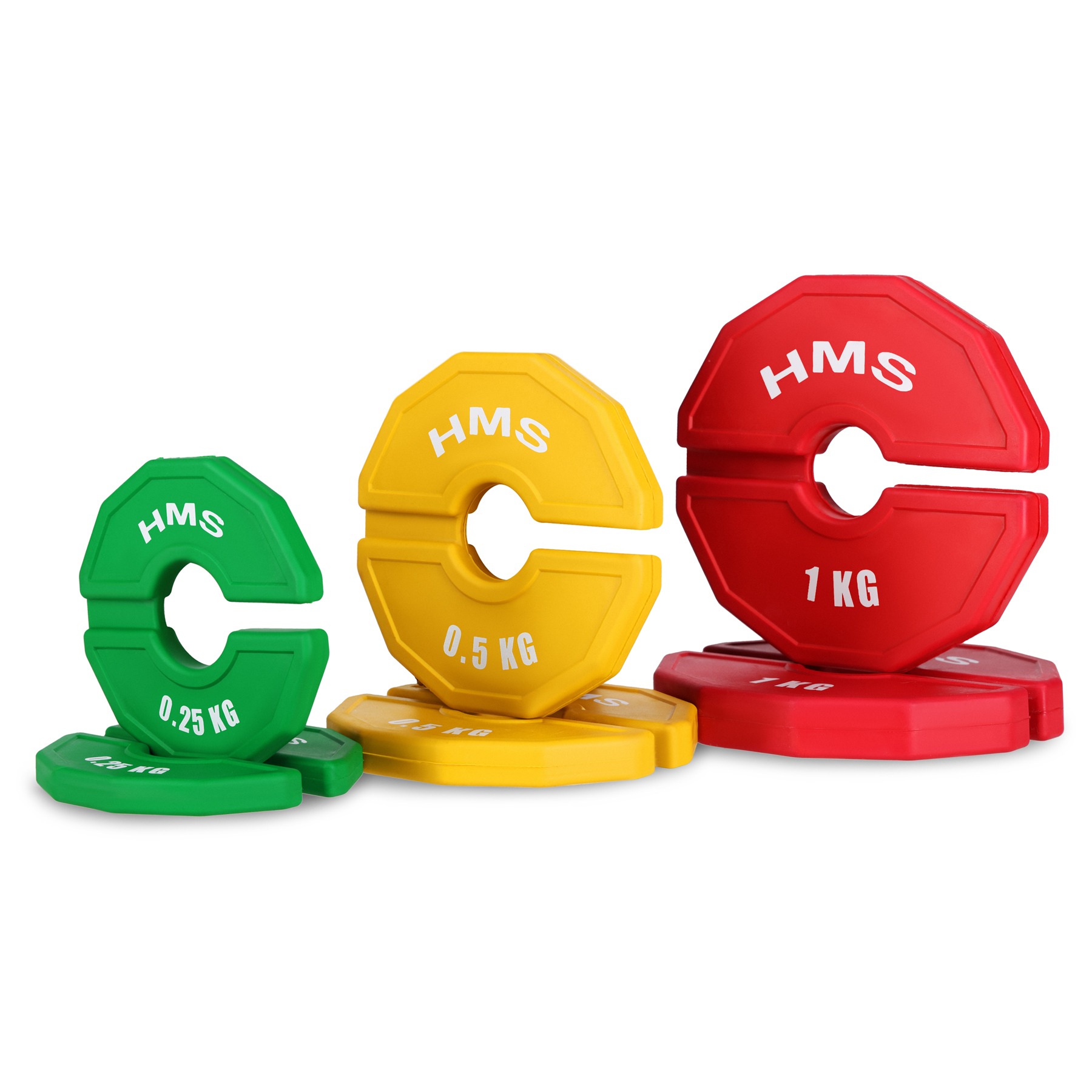 TSN50 2 x 0.5 KG TALERZ NA SPRZĘT DO TRENINGU SIŁOWEGO I FITNESS TYPU NAKŁADKA 2 x 0.5 KG HMS